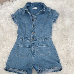 Rollas Denim jean Romper size Medium